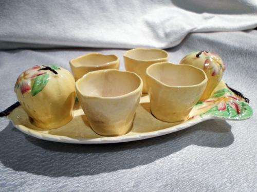 Carltonware - egg cruet, salt & pepper set